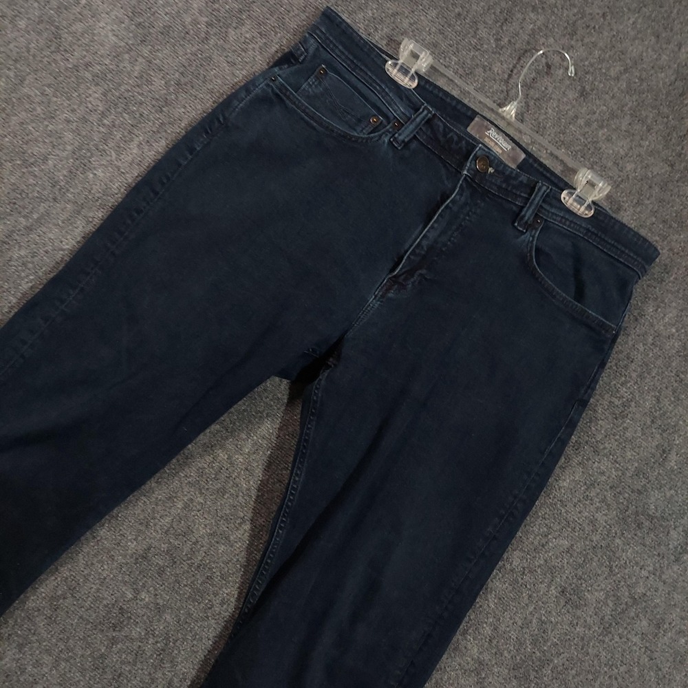 Revtown Jeans Mens 38x33 Blue Decade Denim Sharp Stretch Slim Fit‎ Dark Wash